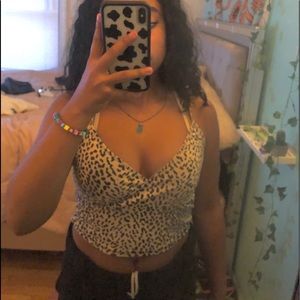 shein cheetah top